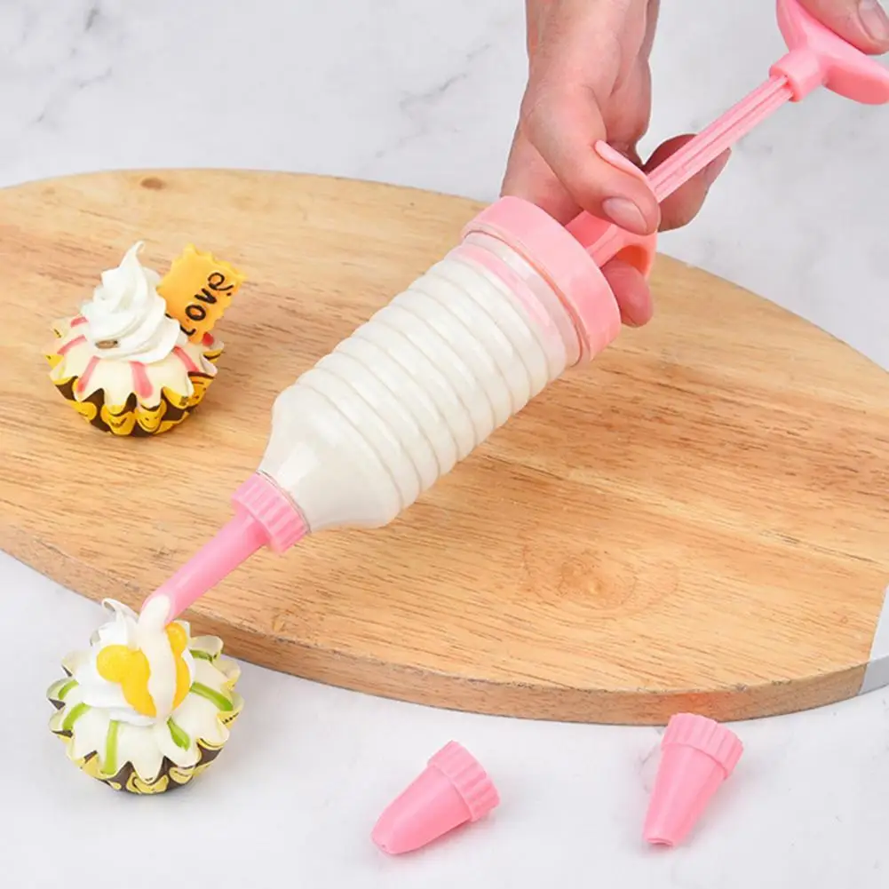 

1 Set Pastry Nozzle Kit Food Grade Safe Pink DIY Baking Cake Decorating Bakeware Pastry Kitchen для кухни