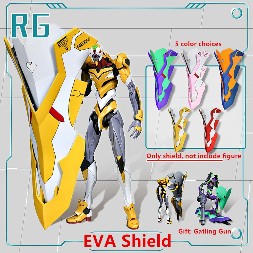

NWS ESV protective shield with Gatling Gun weapon pack for RG EVA 00 01 02 06 08 model DN006 *