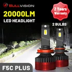 Светодиодная фара H7 9012 лм F5 F5C F3 Canbus без ошибок H1 9005 HIR2 H11 H8 H9 9006 6000 HB3 HB4 K, белые чипы CSP 90 Вт для объектива