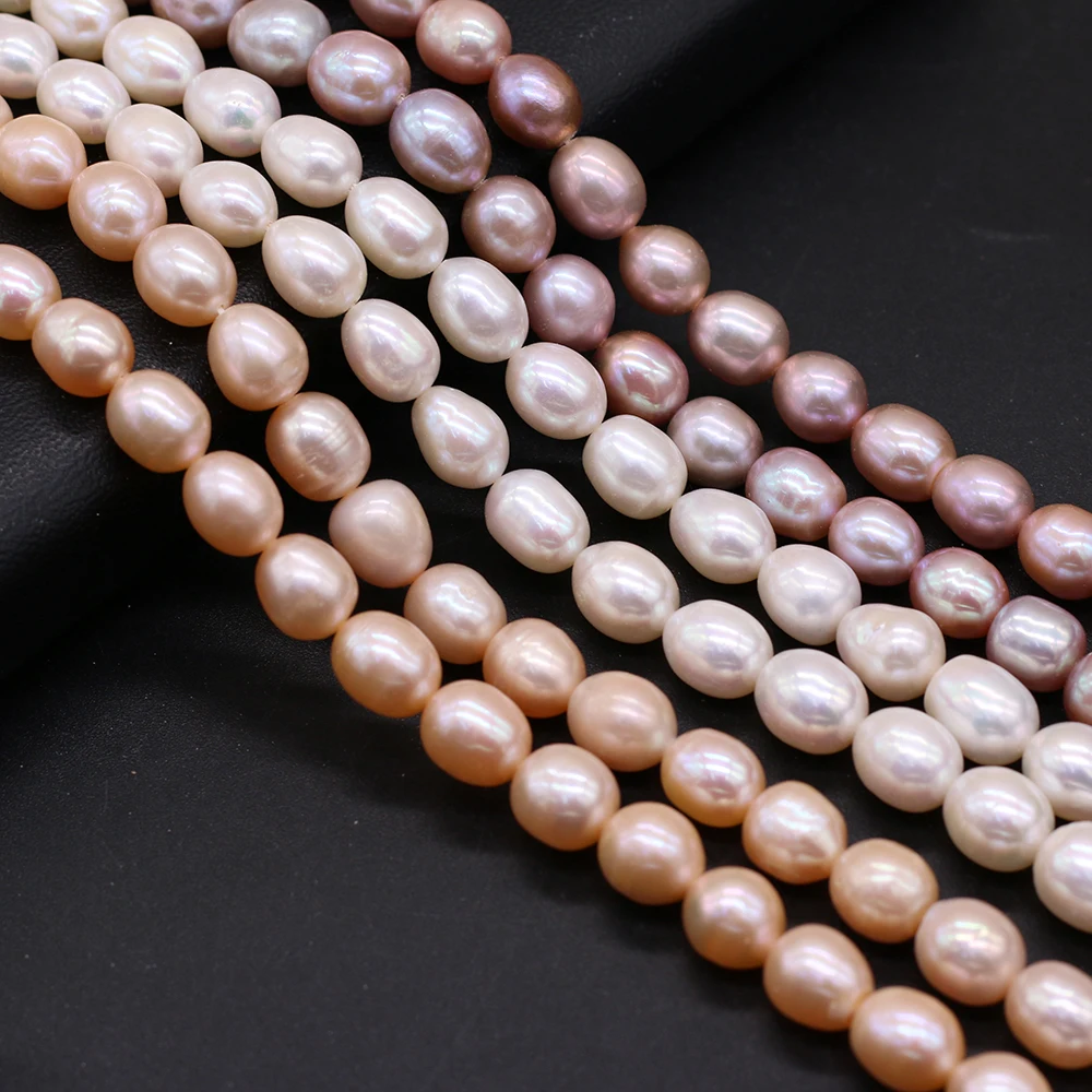 

Natural Freshwater Real Pearl Quality Rice Beads Spacer Loose Pearls For DIY Charm Bracelet Necklace Jewelry Accessories Making