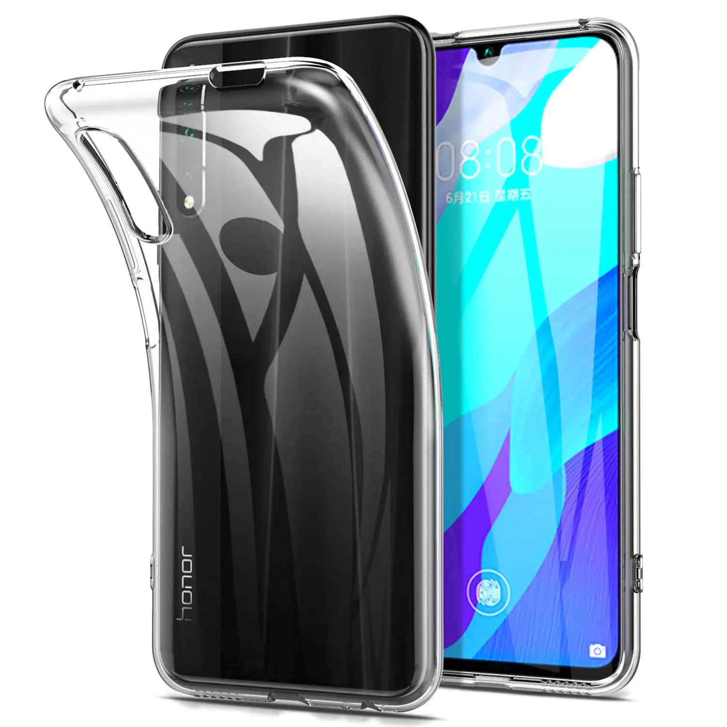 

Transparent Phone Case Huawei Honor 9X Pro Lite Premium Soft TPU Shockproof Back Cover Honor9X 9XPro 9XLite Russia Clear Armor