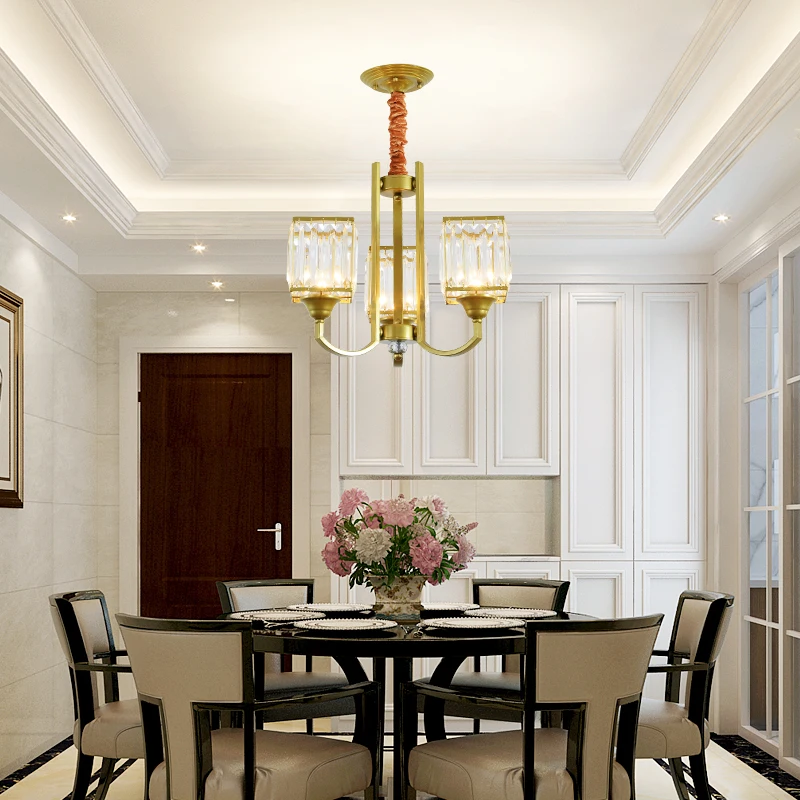 Хрустальная люстра европейская свеча люстры для ресторана спальни детской