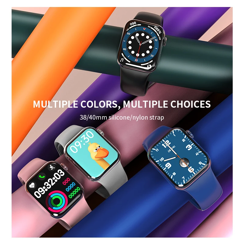 

HW12 HW16 Smart Watch PK Apple Watch Iwatch xiaomi HUWEI 2020 44MM 40MM Women Men Smartwatch 2021 Split Screen Bluetooth Call