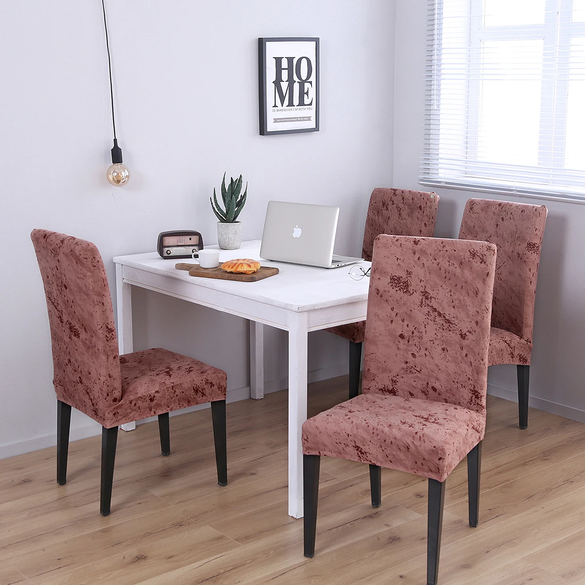 Spandex Stretch Wedding Banquet Chair Cover Home textiles Party Decor Dining Room ink printing Seat 1/2/4/6/8/10 Pcs D20 | Дом и сад