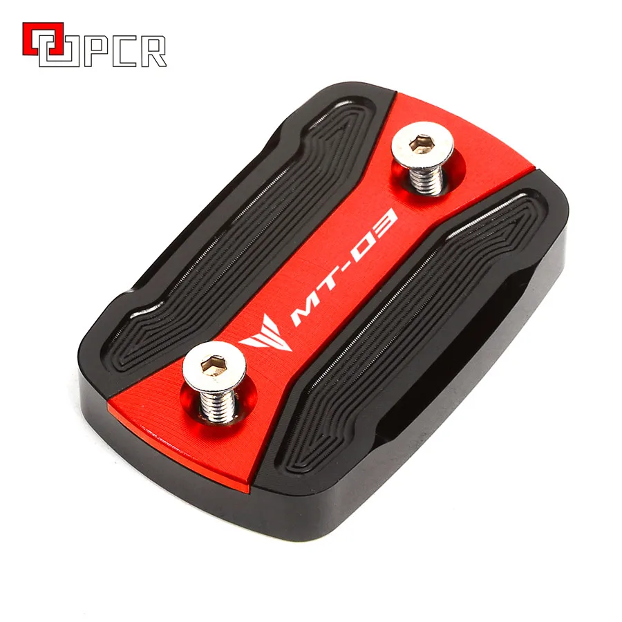 High Quality with logo MT-03 Black&ampBlue CNC Fluid Cylinder Master Reservoir Cover For Yamaha MT03 ABS MT 03 2015-2021 2020 | Автомобили