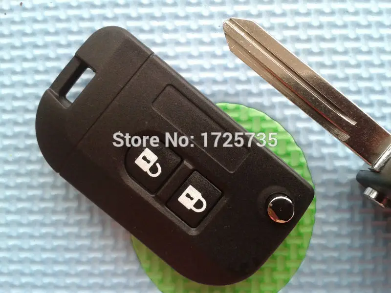 10 шт./лот откидной складной чехол для дистанционного ключа автомобиля брелок Nissan