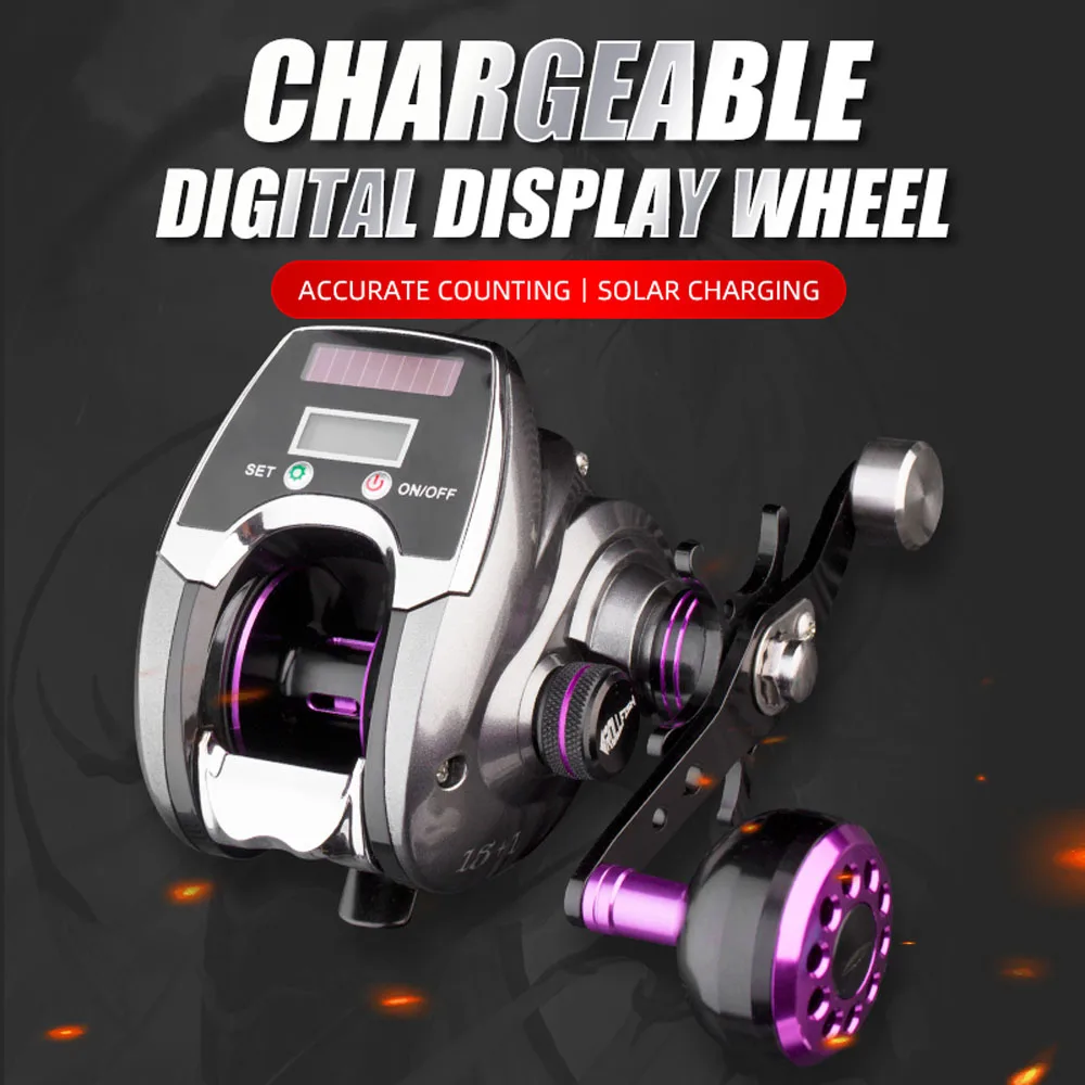 

Новая Антикоррозийная Рыболовная катушка JEKEKU с цифровым дисплеем для заброса приманки, 9 дюймов, магнитный тормоз, 8 + 1 шарикоподшипник, 8,0: 1, ...