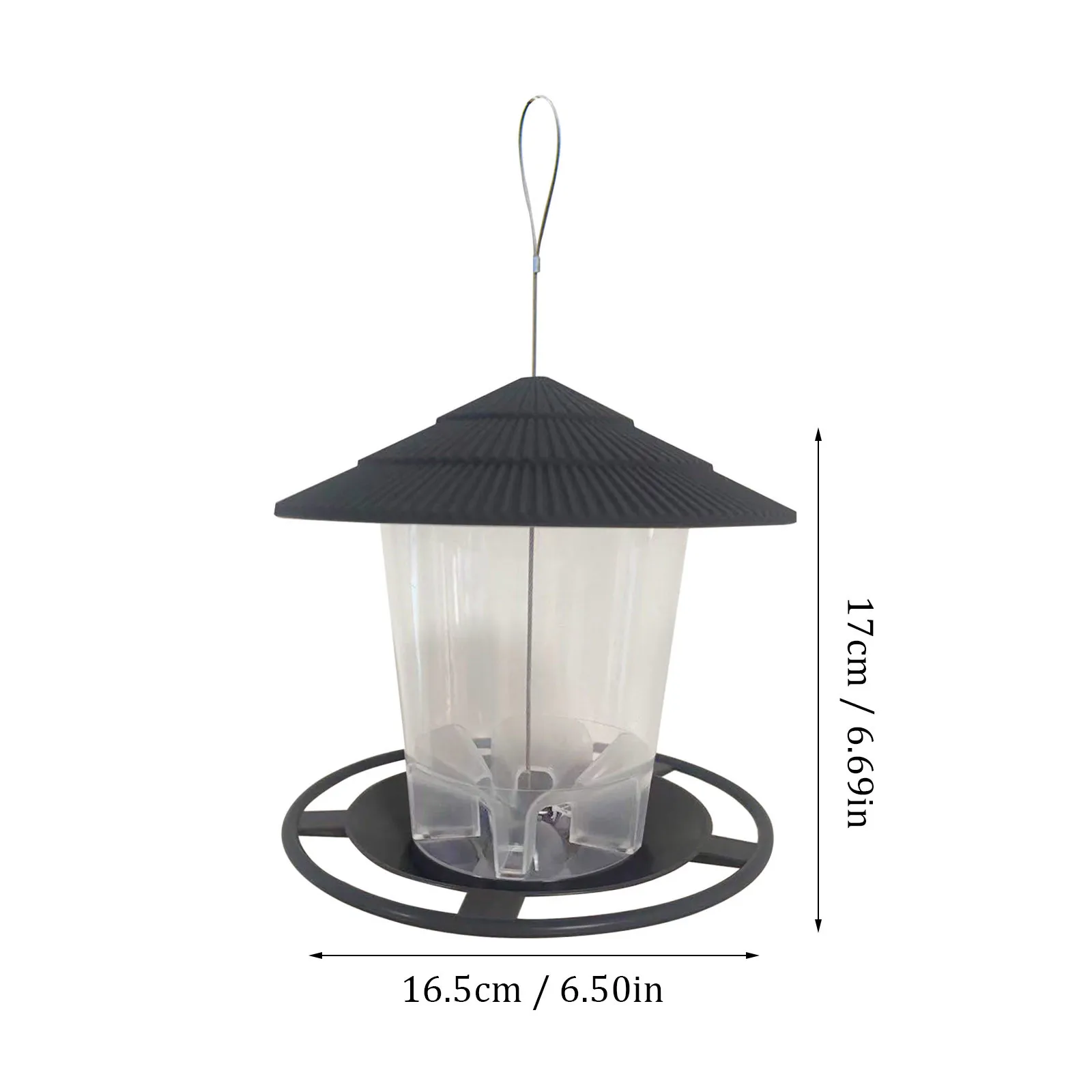 

2021 New Outdoor Automatic Bird Feeder Hanging Bird Feeder Hanging Wild Bird Seed Feeder Bird Outdoor Garden Decoration Hot Sale