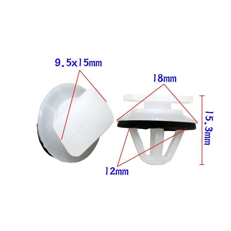 Защитная пластина для юбки автомобиля Арка колеса бляшки бровей зажим