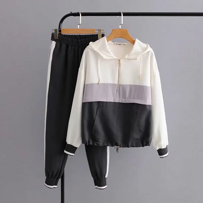 Комплект одежды TMODA Женский бейсбольный пуловер-бомбер и спортивные