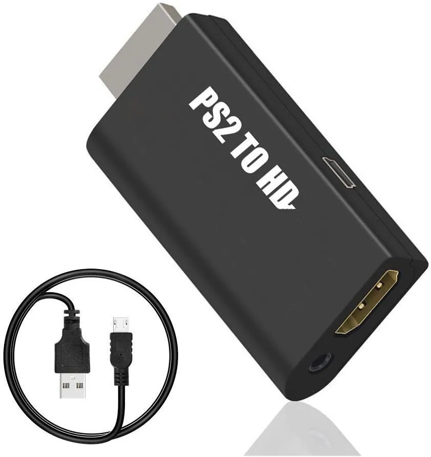 Audio Video Converter Adapter 480i/480p/576i with 3.5mm Output for PS2 to HDMI-compatible All Display Modes | Электроника