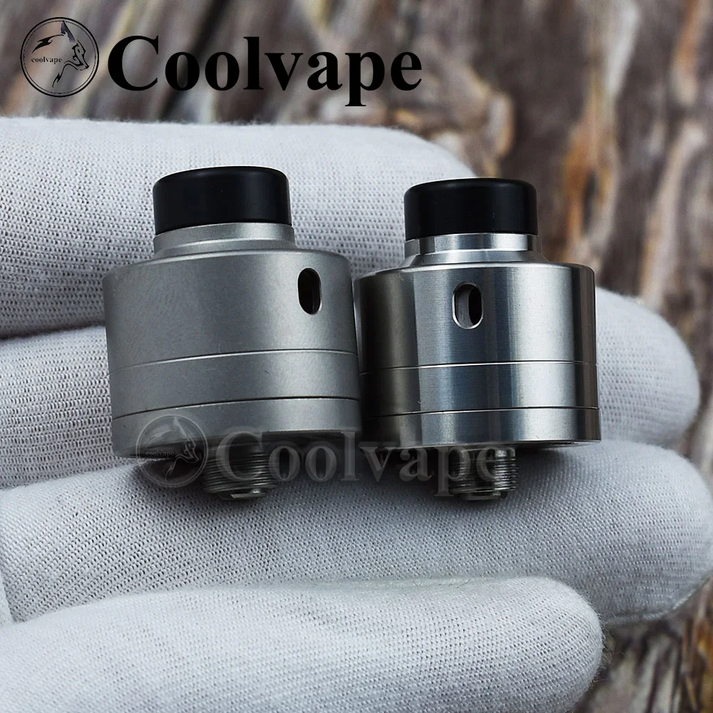 coolvape haku Riviera RDA atomizer top fill tank 316ss 22mm Tank vs LA Dripper For THC Tauren Mod E Cigarette Vaporizer | Электроника