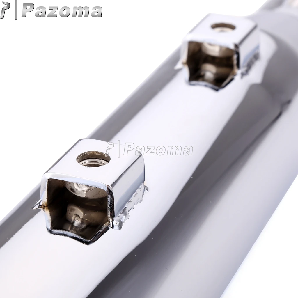 Хромированный выхлопной глушитель 3 1/4 дюйма колпачок заготовки для Harley Superlow XL883L