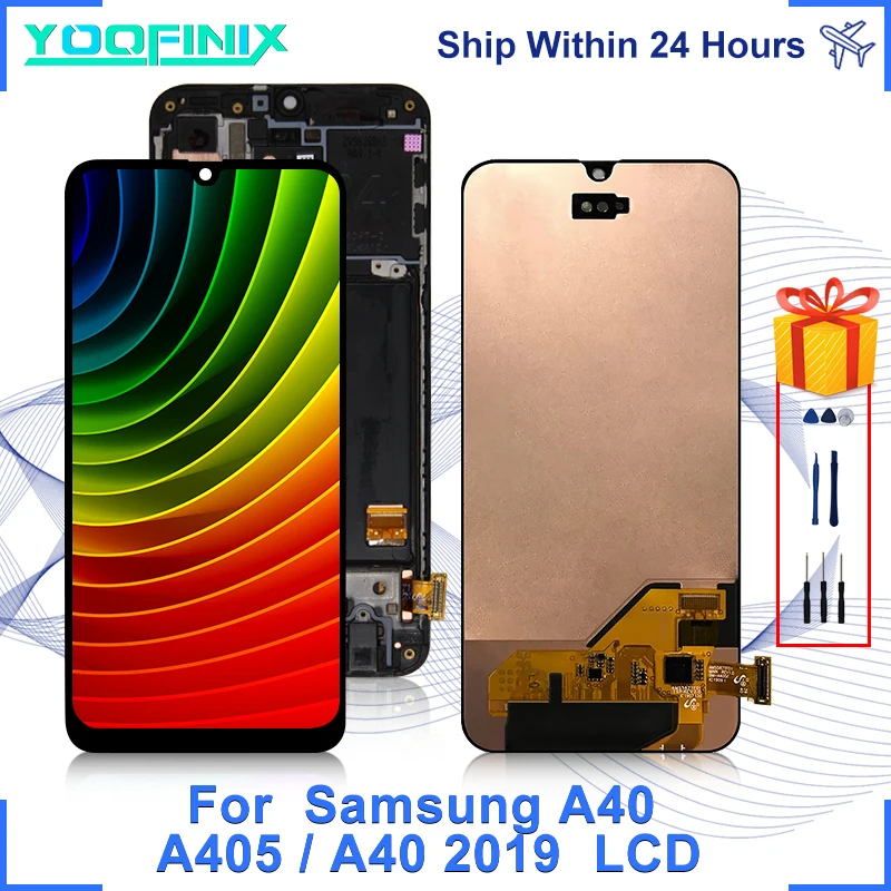 

Original For Samsung Galaxy A40 Display Touch Screen Digitizer Replacement Parts For SM-A405FN/DS SM-A405F/DS A405 LCD Display