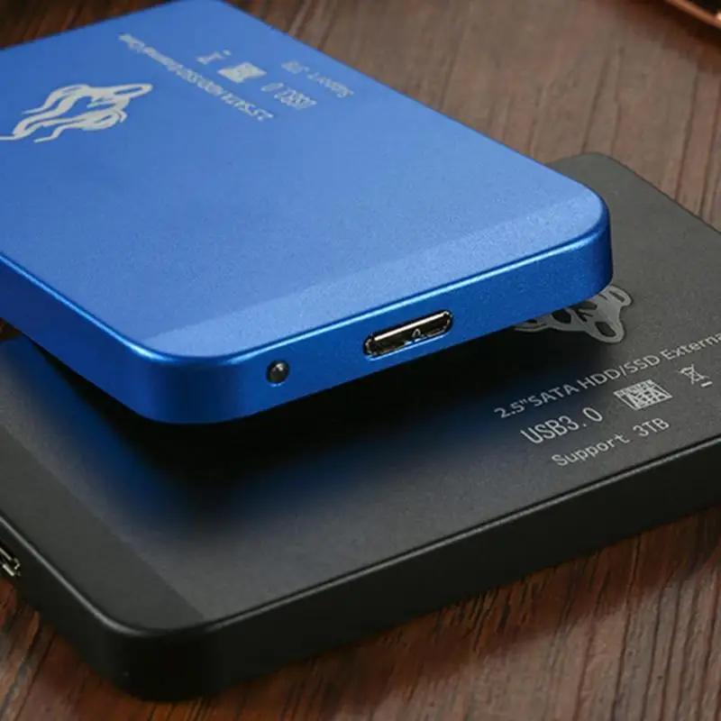 Портативный 2 ТБ 1 ТБ 500GB 2,5 дюймов USB 3,0 внешний жесткий диск HDD SATA III мобильный жесткий диск HD для настольного ПК компьютера ноутбука