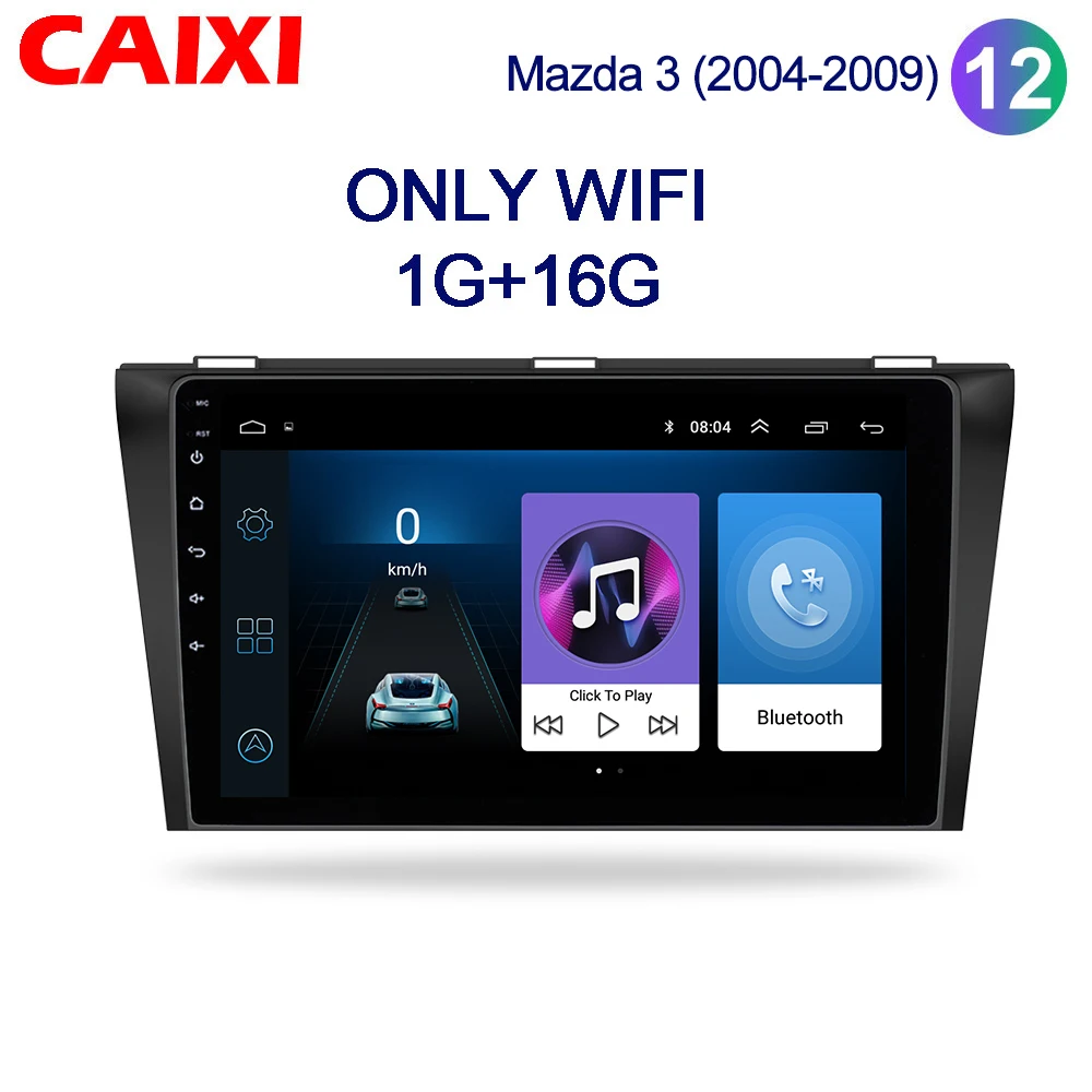 CaiXi " android 8,1 Автомобильный мультимедийный dvd-плеер для Mazda 3 2004-2013 2 din автомобильный dvd gps навигатор Авто Радио стерео плеер - Цвет: Cx-M3-UI1-1