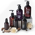 Коричневая бутылка для хранения для ванной комнаты, пустые бутылки для мытья рук и шампуня для ванной комнаты, подбутылочка для жидкого лосьона, многоразовый дозатор мыла