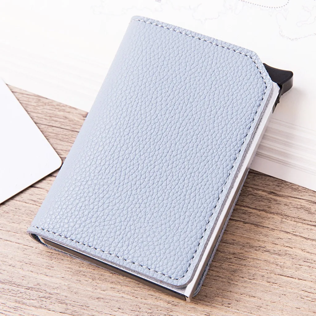 Модный защитный кошелек для карт мужчин и женщин футляр паспорта удостоверения