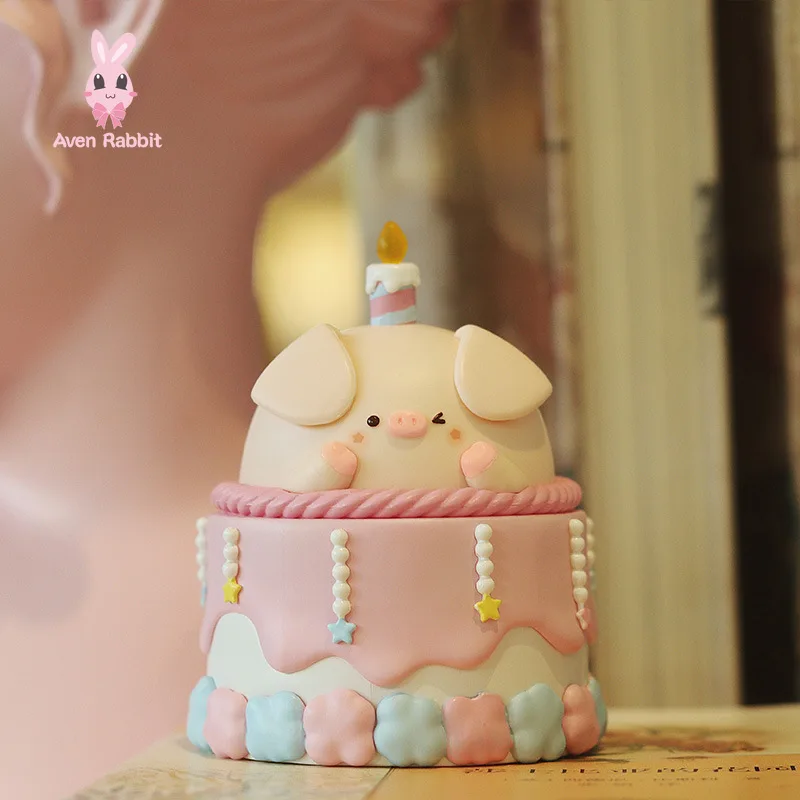 Caja Ciega de Piko Pig, Caja Ciega de postre, bolso de adivinaci&oacute;n, Caja Ciega, juguetes, figuras de Anime, modelo de regalo para ni&ntilde;as, adornos para mu&ntilde;ecas-1