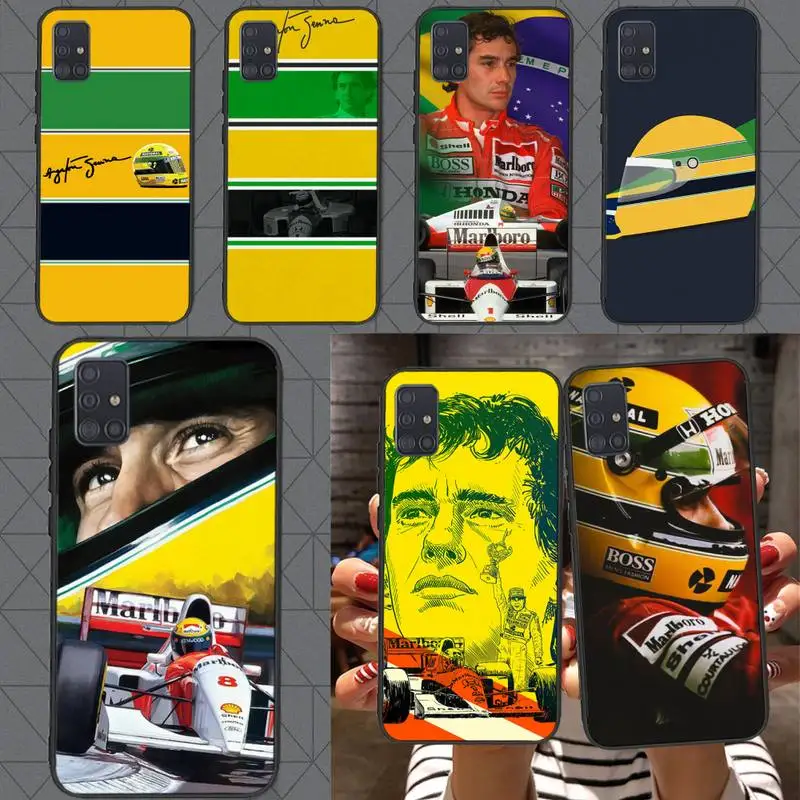 

Racing Ayrton Senna Phone Case for Samsung Galaxy J2 J4 J5 J6 J7 J8 Note5 7 8 9 10 20 prime plus lite ultra pro Fundas cover