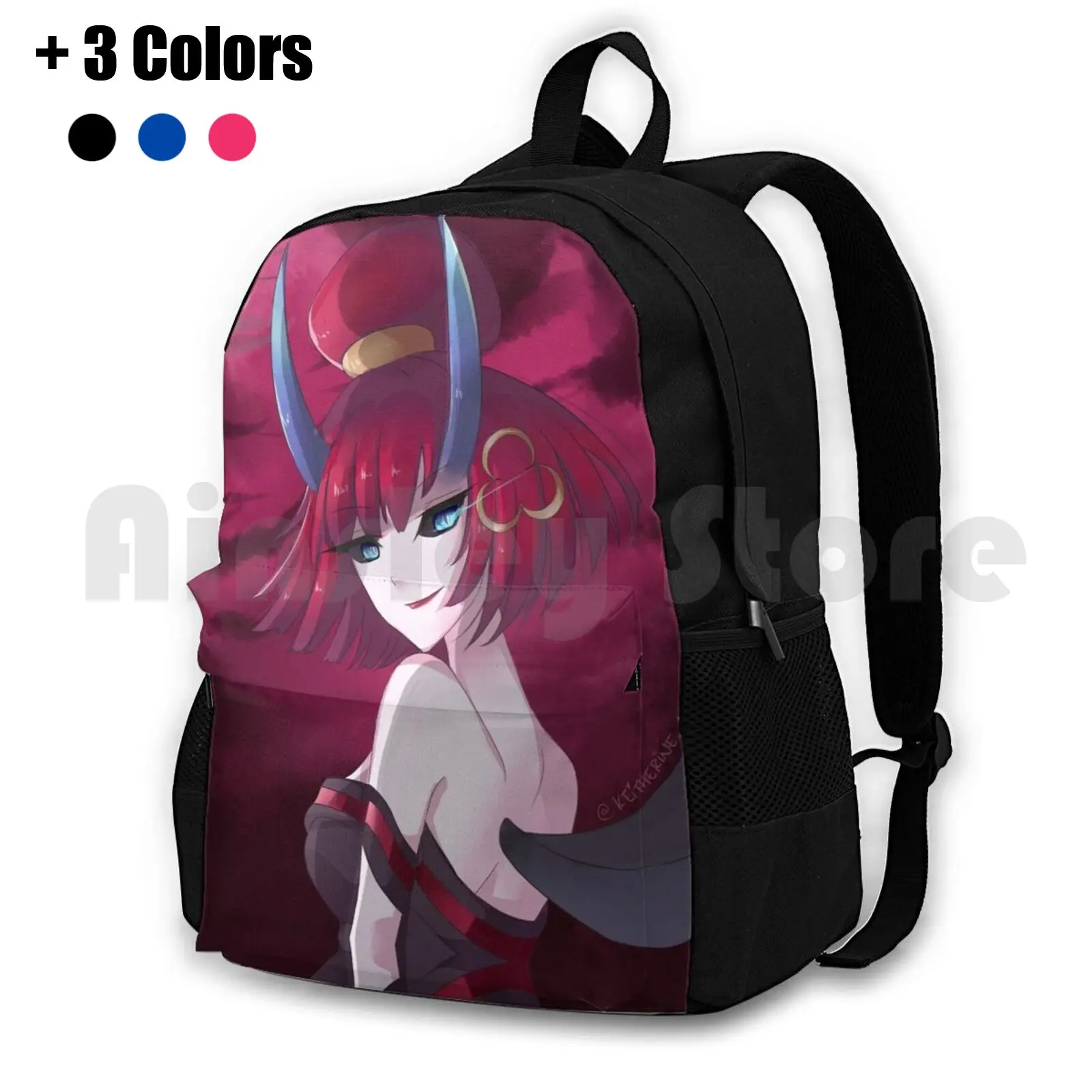 

Уличный походный рюкзак крови Луна Evelynn, спортивная сумка для верховой езды, скалолазания, луна, кровь, Aspecto, Evelynn Legends Fanart