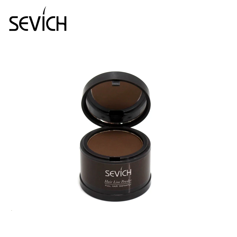 medium brown 1 шт. Sevich краска для волос продукты Карандаш Покрытие для седых волос покрытие для корней волос порошок черный цвет волос кисть краска временный цвет - Цвет: medium brown