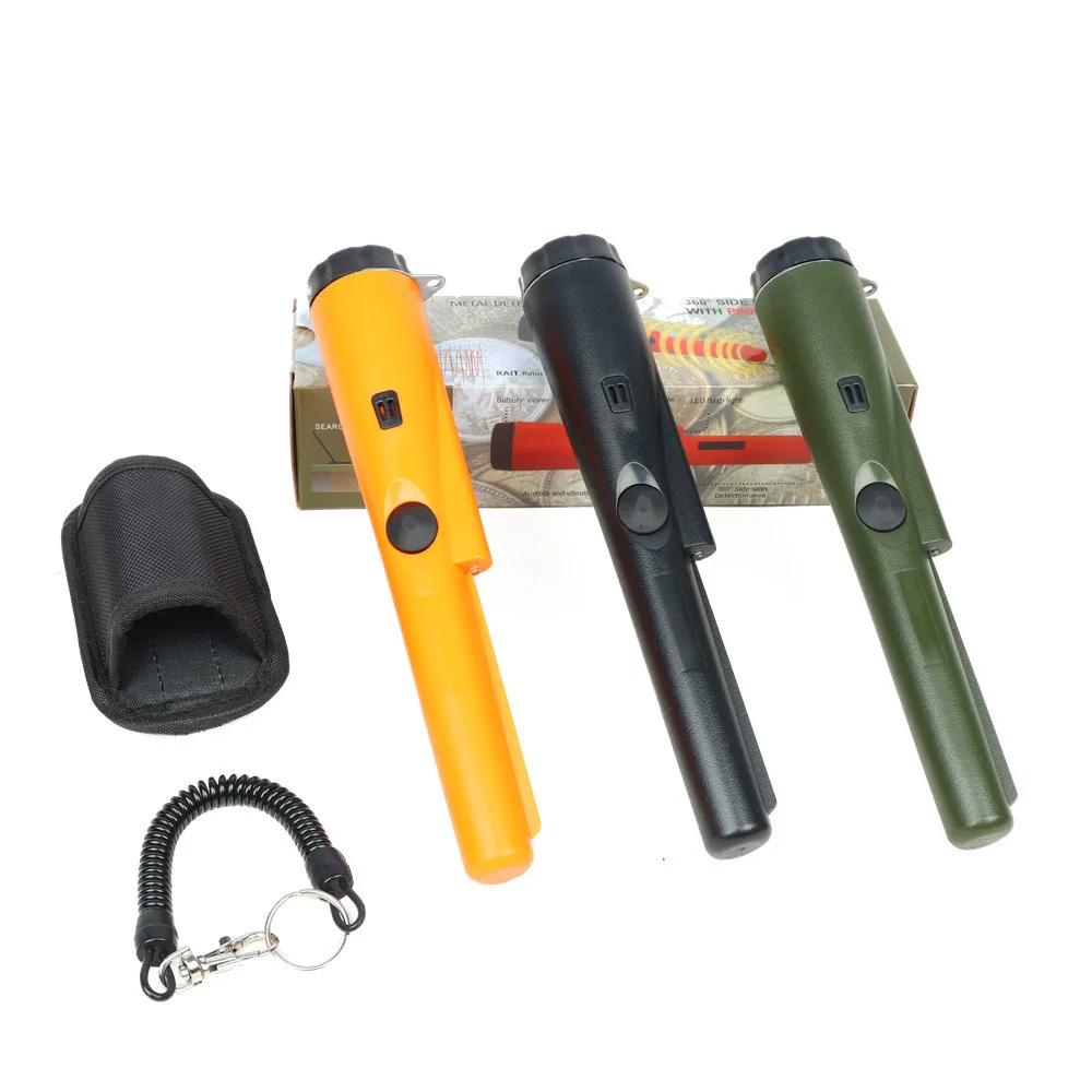 

Handheld metal detector manufacturer Orange green black blue optional positioning rod