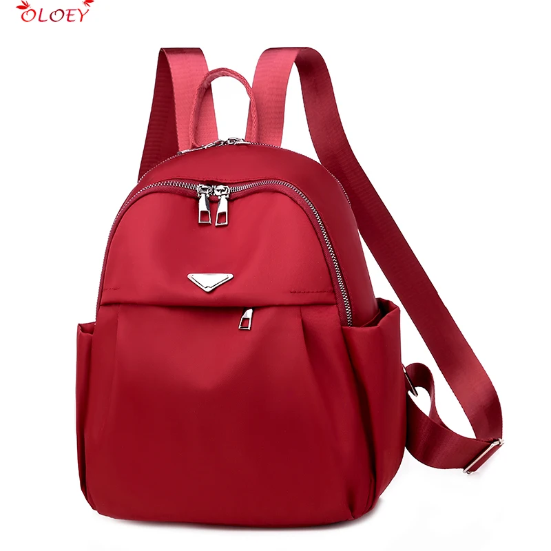 

Рюкзак женский, из ткани Оксфорд, черный, водонепроницаемый, для девочек