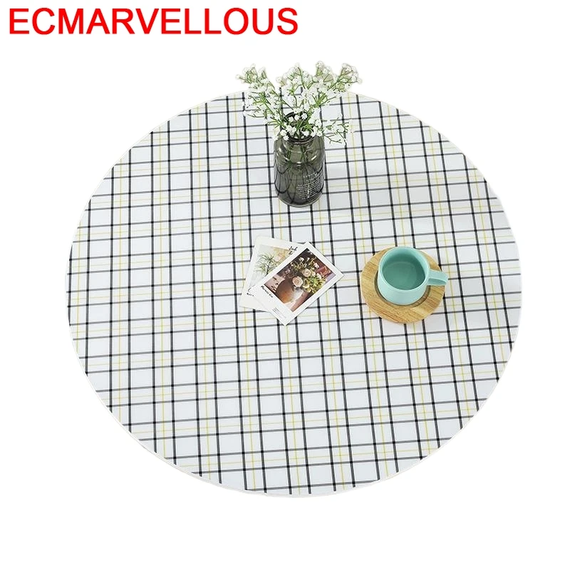 Скатерть Прозрачная Свадебная мантель Водонепроницаемая круглая Redondo Para Redonda Nappe