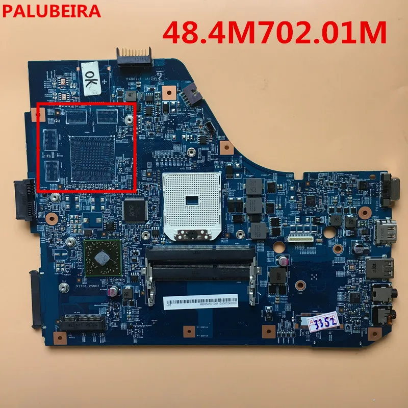 Материнская плата PALUBEIRA MBRNW01001 48.4M702.01M для acer Aspire 5560 5560G, основная плата без чипа видеокарты, протестированная, отлично работает