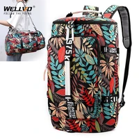 large travel bucket backpack printing moutaineering bag luggage travel duffle carry on rucksack travelling shoulder bags xa107c