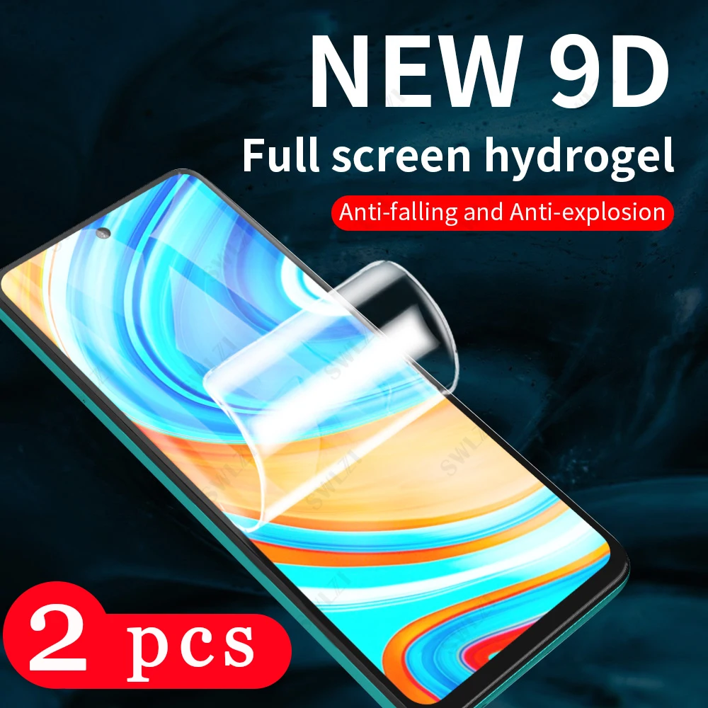 

2-1Pcs cover screen protecto for xiaomi redmi 10X 9 power 9T 9A 9C 9i 8A 7A note 9 pro max 9S 8 8T 7 7S hydrogel film Not Glass