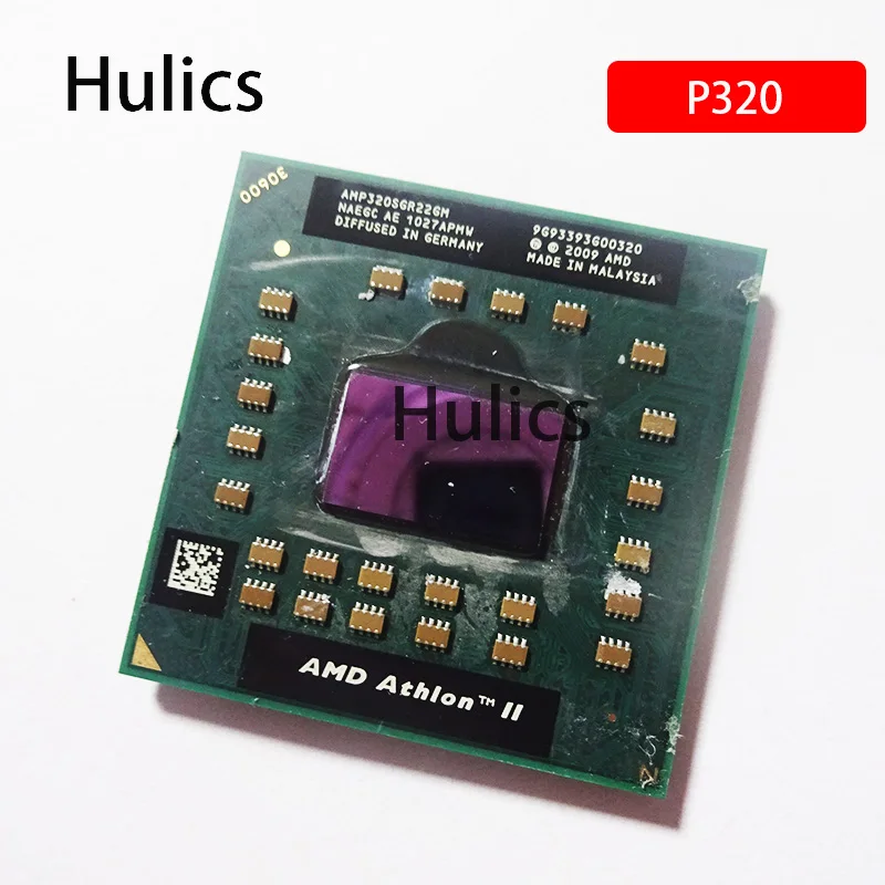 Hulics Used AMD Athlon II Dual-Core Mobile P320 2.1 GHz Dual-Thread 2009 09 CPU Processor AMP320SGR22GM Socket S1 |