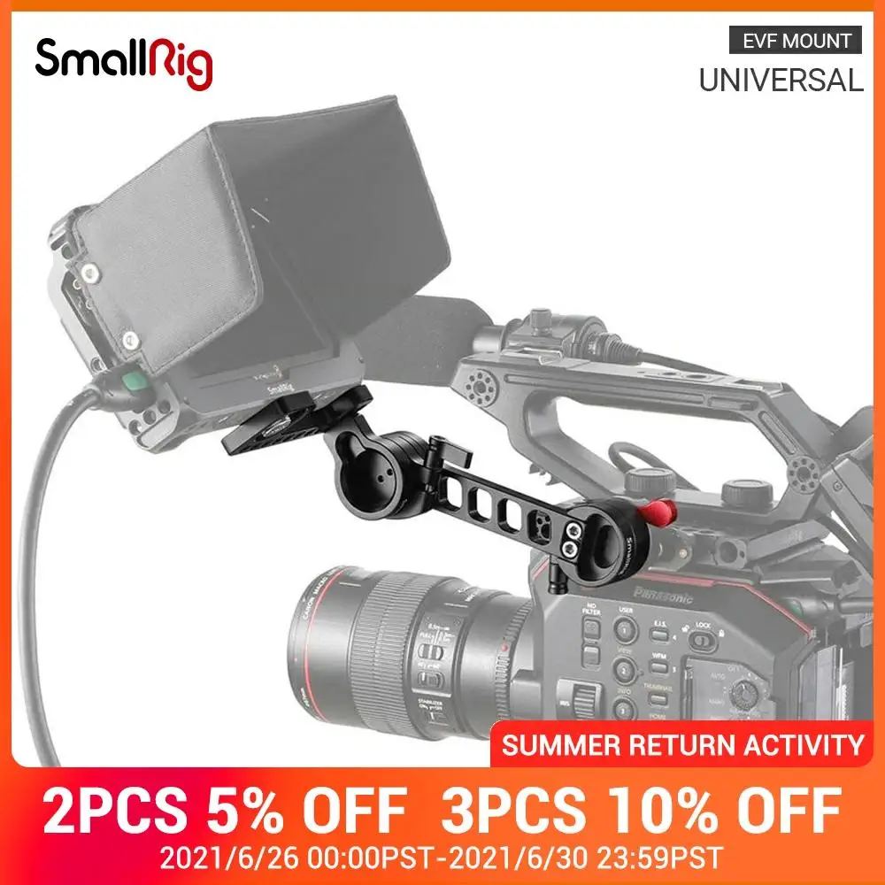 Кронштейн для ЖК монитора SmallRig EVF со встроенным зажимом Nato Zacuto Gratical HD/BMVA/SmallHD 502HD