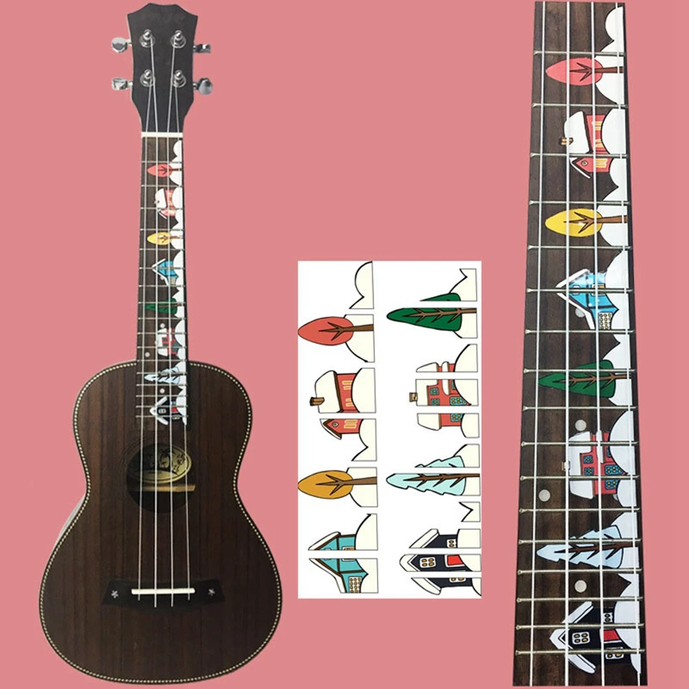 multi arten kreuz inlay decals griffbrett aufkleber für elektrische akustische gitarre bass aufkleber guitarra musik instrument dekoration free g