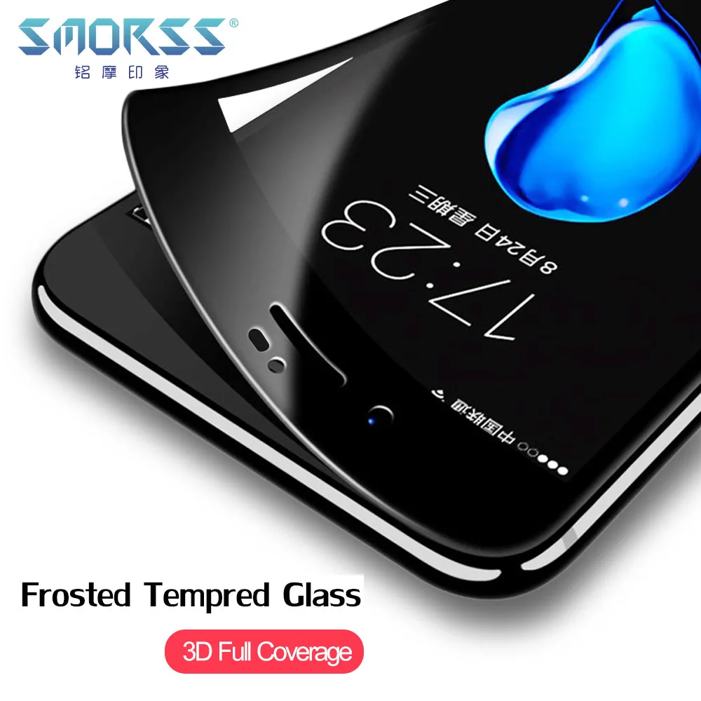 SMORSS 3 шт Защитные пленки для смартфонов iphone HD матовое закаленное стекло 3D