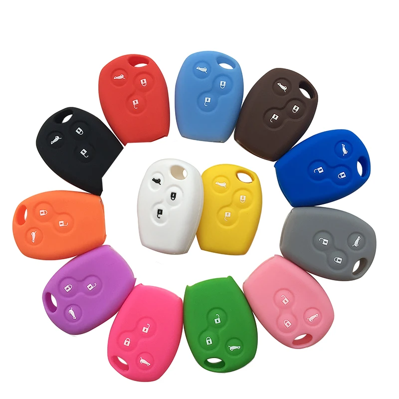 Силиконовый чехол для автомобильного ключа Renault Duster Megane Clio Scenic Sandero Captur Kangoo DACIA Modus