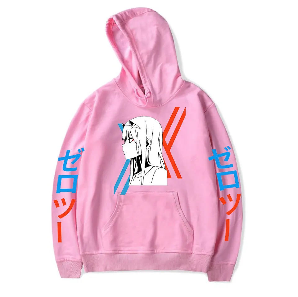 

Anime Darling In The Franxx Zero Two Men Hoodie Sweatshirt Japanese Streetwear Hip Hop Funny Hoodies Graphic Sweatshirt