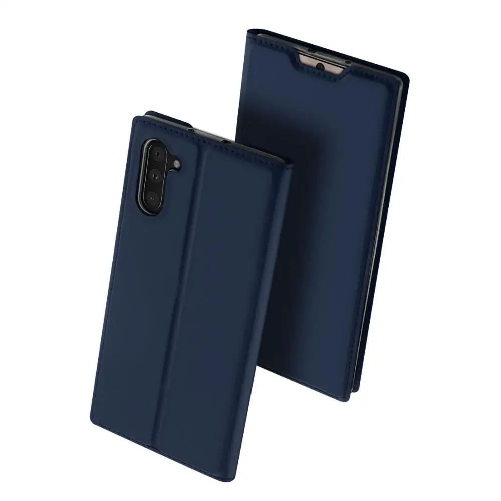 Samsung Galaxy S10 чехол DUX DUCIS кожа флип чехол для Samsung Galaxy S10 Plus Роскошные бумажник чехол для самсунг галакси S10 плюс e S 10 s10e - Цвет: Blue
