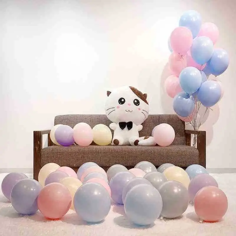 

Macaron Color Latex Balloons Birthday Wedding Party Decoration Candy Balloons Birthday Party