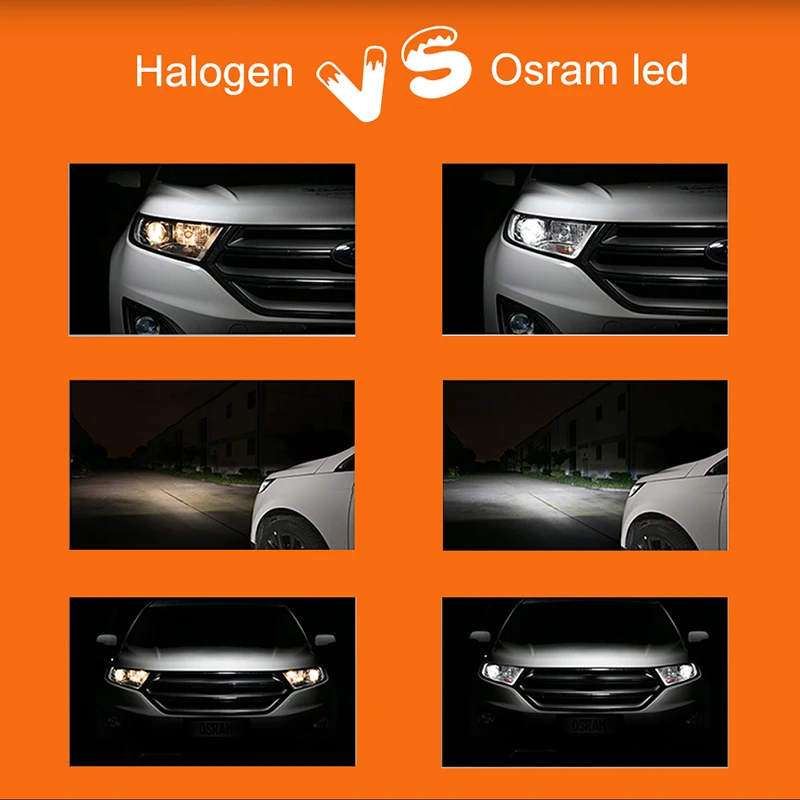 Лампа Ксеноновая Osram СВЕТОДИОДНЫЙ H7 светодиодный фар HB4 9006 9005 h11 h8 автомобильные