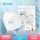 FFP2 маска белый взрослых KN95 Европейским сертификатом соответствия, 5 слоев фильтр респиратор защитные маски для лица многоразовых Mascarilla FPP2 Homologada