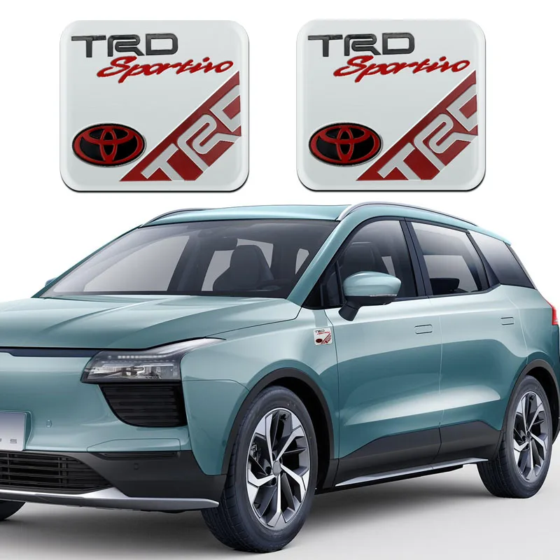 Автомобильная 3D наклейка из алюминиевого сплава декоративные аксессуары для Toyota