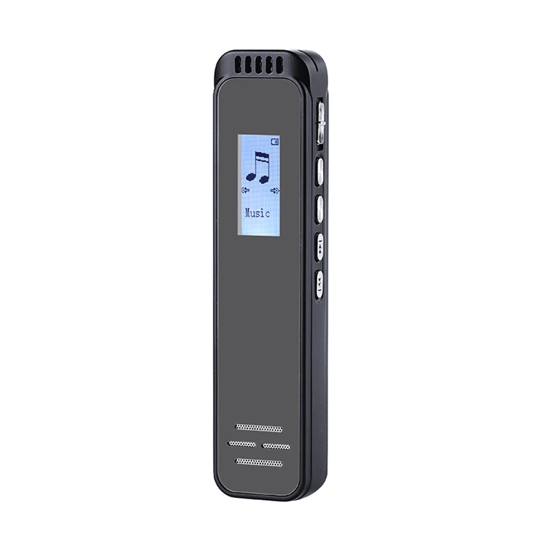 

Digital Voice Recorder Sound Recording Music Player 8GB with TF Card Slot Earphone Jack Speaker Screen Portable Simple to Use