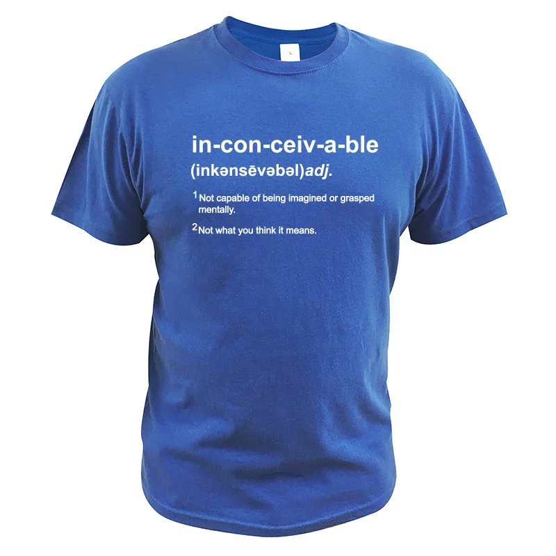 Футболка принцессы для невесты из хлопка высокого качества, европейский размер, мягкая простая футболка с буквенным принтом, немыслимая хлопковая футболка - Цвет: Синий