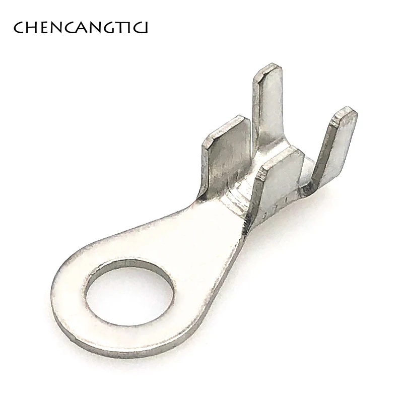 20 pcs of DJ431-5B 20 шт./шт. Авто соединения провода кольцо Круглый терминал обжимной свободные шпильки клеммы tab медь открытие нос конец - Цвет: 20 pcs of DJ431-5B