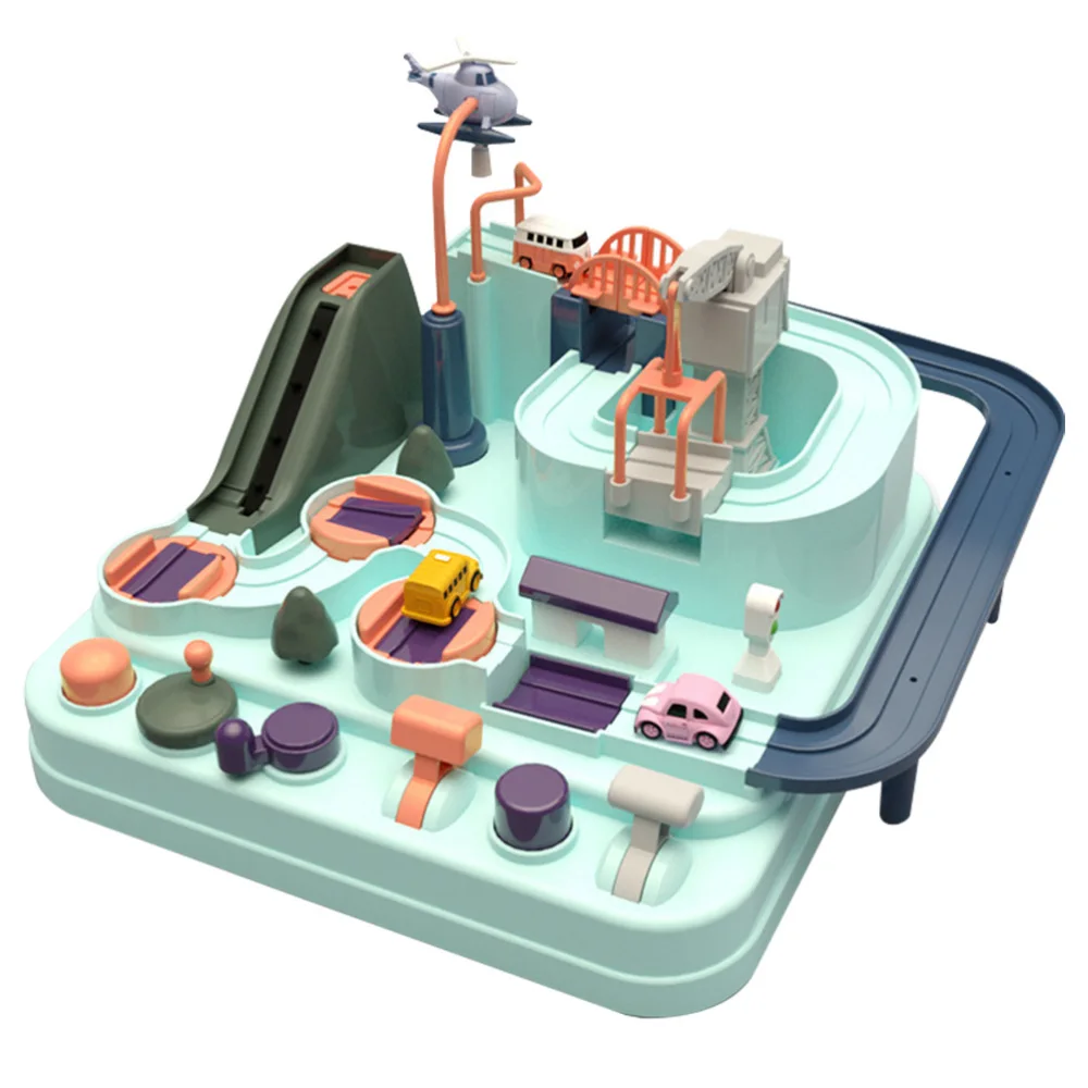 

Kid Car Race Adventure Track Children Educational Plaything(3 Small Car)