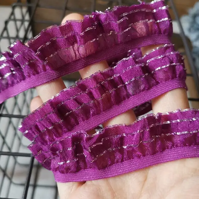 Эластичная плиссированная лента для шитья одежды 1 м | Дом и сад