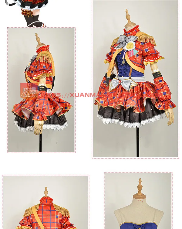 LoveLive! Awaken Yazawa Nico Hoshizora Рин аясе Эли Косака Хонока косплей костюм Хэллоуин Униформа рождественское праздничное платье