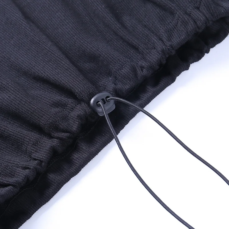 

Ribbed Fitness Two Piece Sets Women Crop Top Jogging Pants Matching Set Bodycon Workout Active Wear Tracksuit Streetwear Autumn